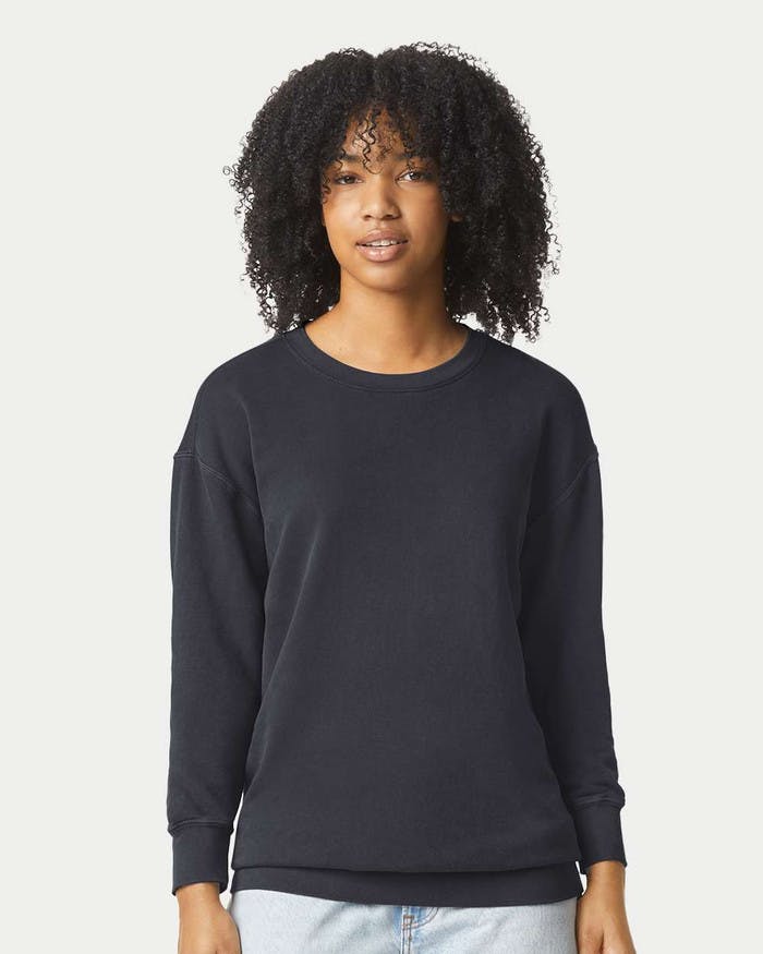 Garment-Dyed Lightweight Fleece Crewneck Sweatshirt [1466]