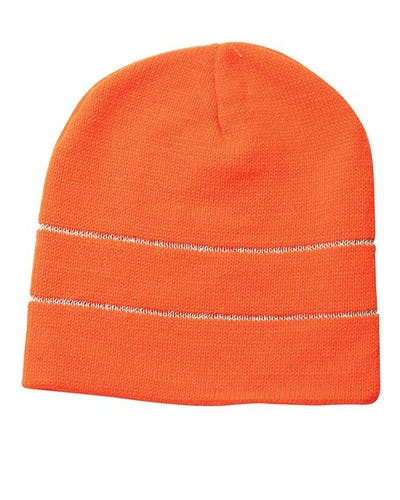 USA-Made Safety Knit Beanie with 3M Reflective Thread