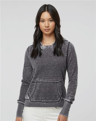 Women's Zen Fleece Hooded Burnout Sweatshirt