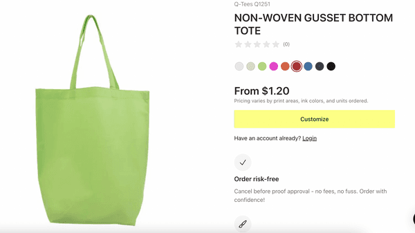 Custom Custom Tote Bags with Logo