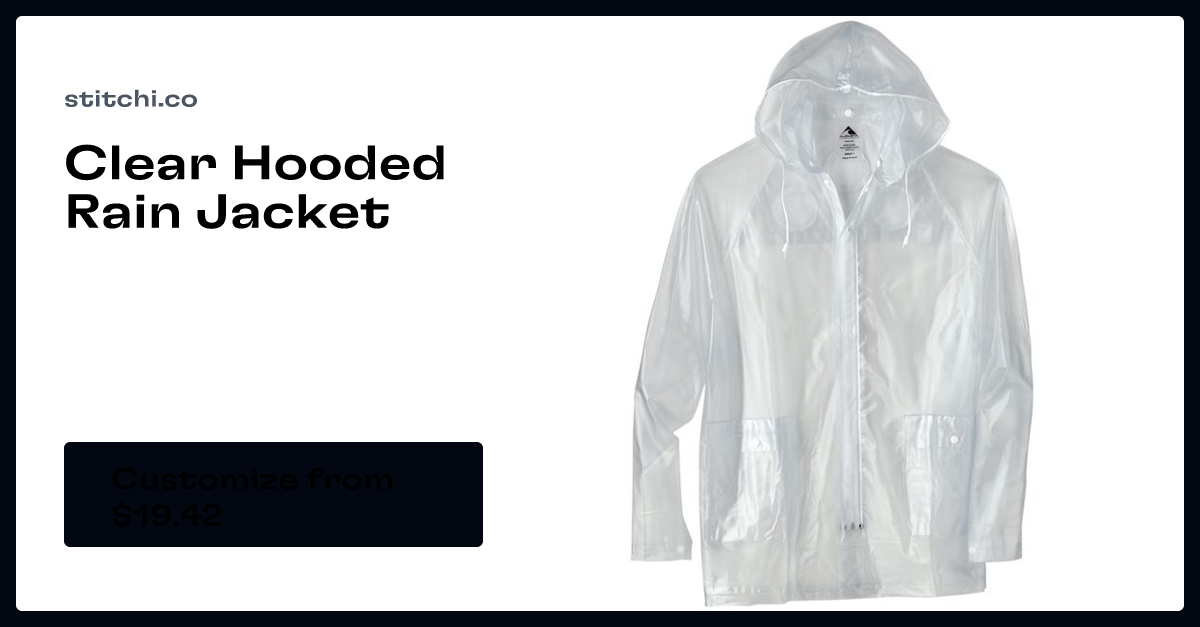 Augusta clear rain jacket deals