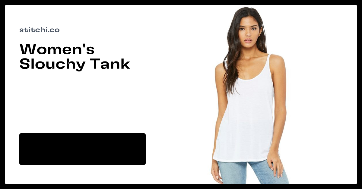 BELLA CANVAS Women's Slouchy Tank 8838 Stitchi