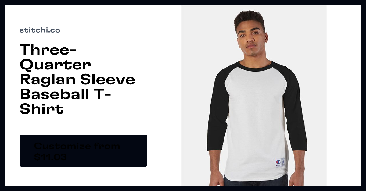 Champion raglan sleeve baseball jersey 2025