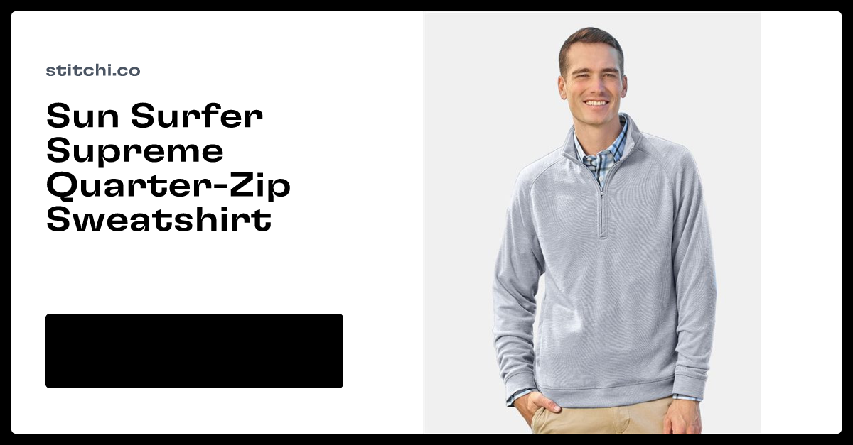 Nautica Sun Surfer Supreme Quarter-Zip Sweatshirt - N17991 | Stitchi